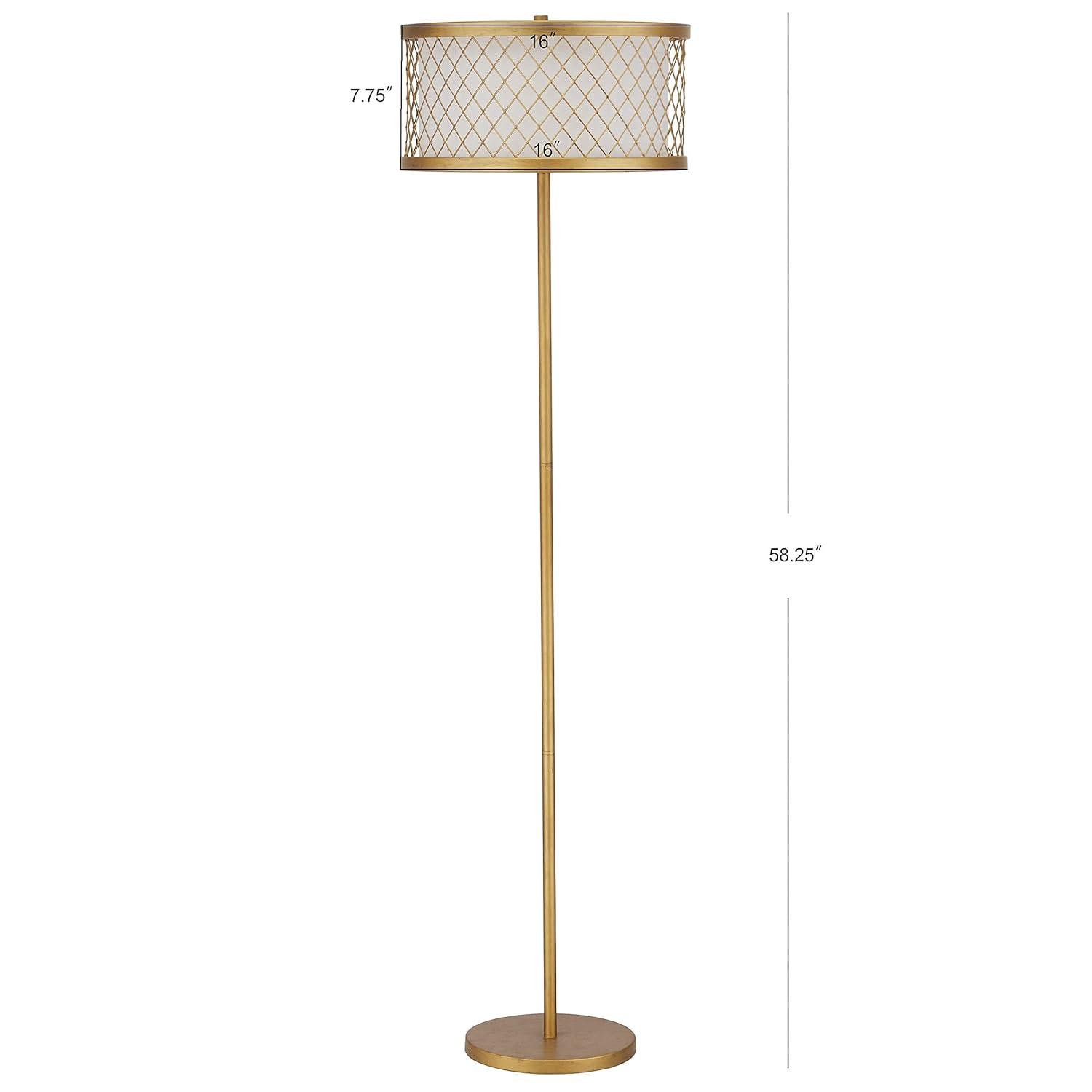 Evie Mesh Floor Lamp - LIT4199 - Gold - Safavieh