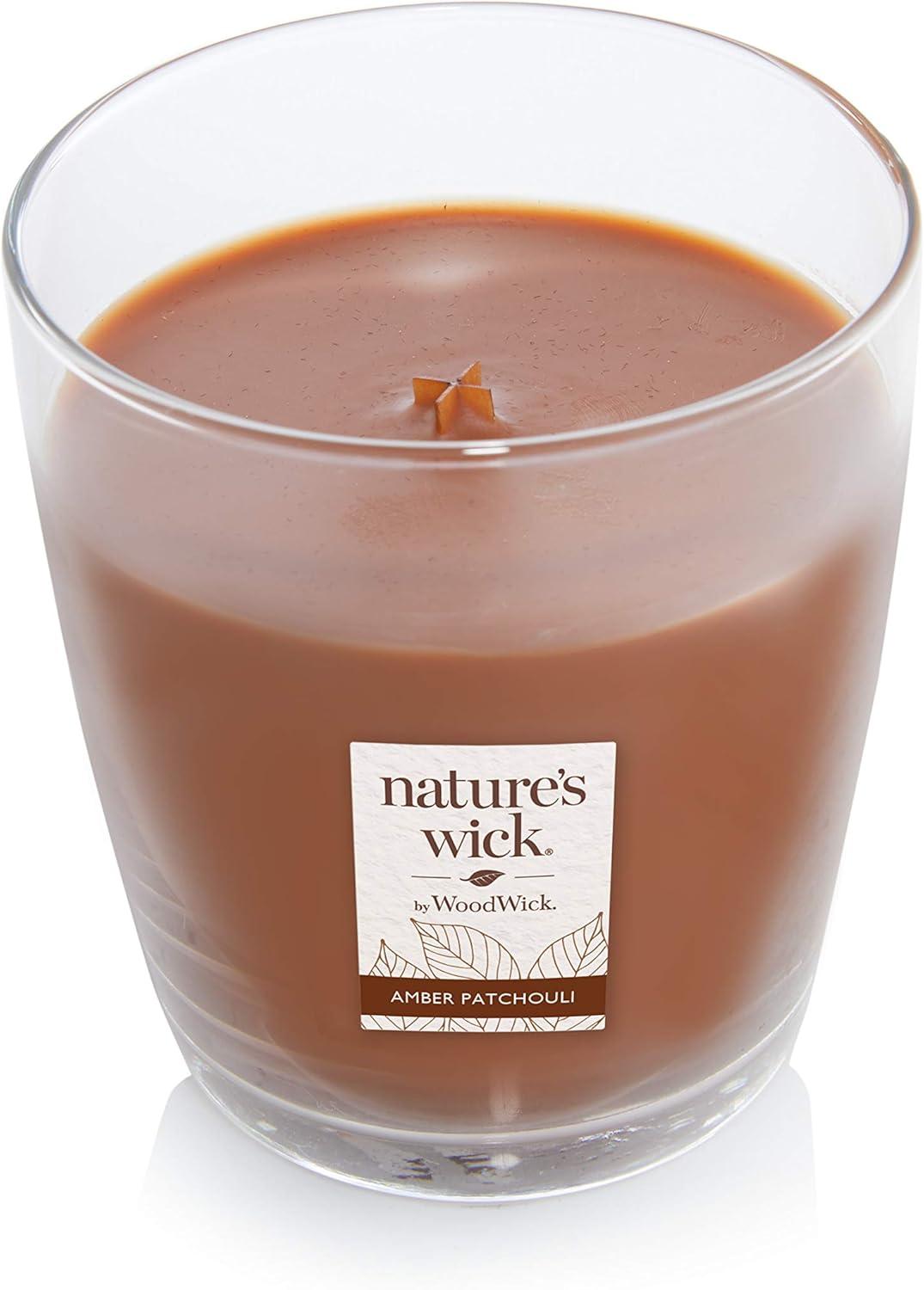 Nature's Wick Amber Patchouli Candle