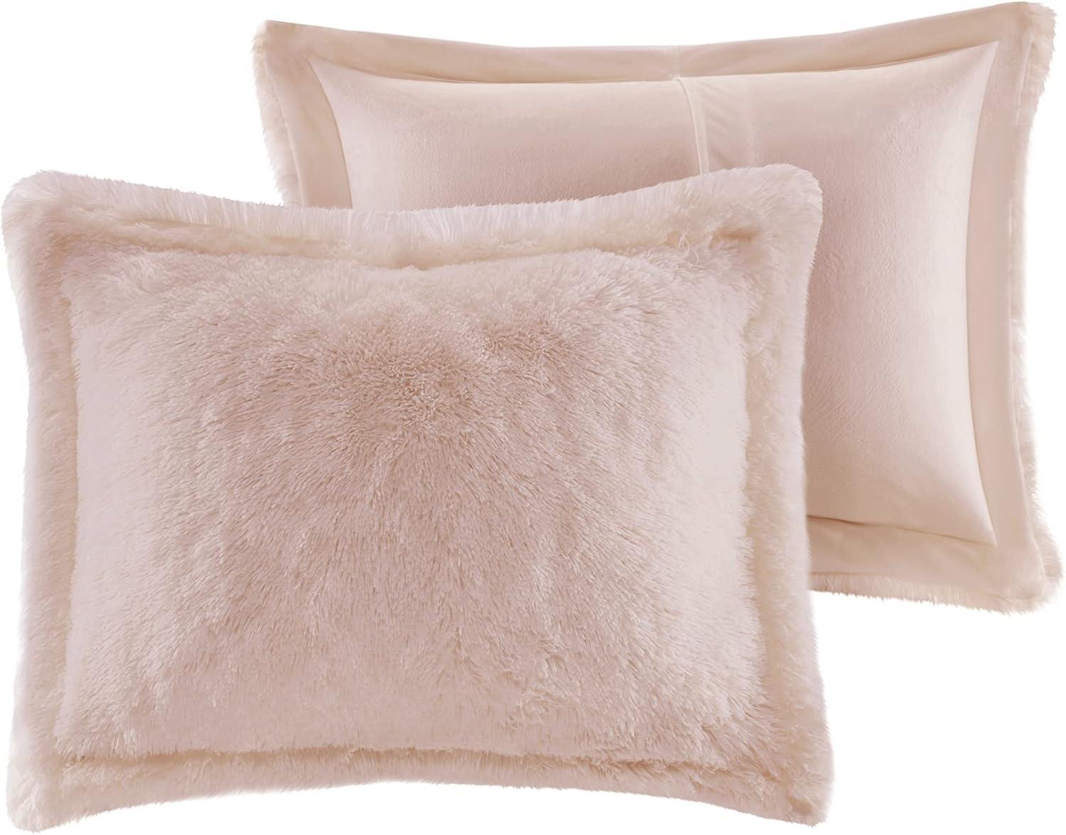 Trahan Shaggy Faux Fur Duvet Cover Set