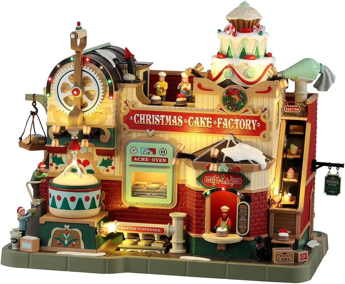 Festive Christmas Cake Factory with Animated Features