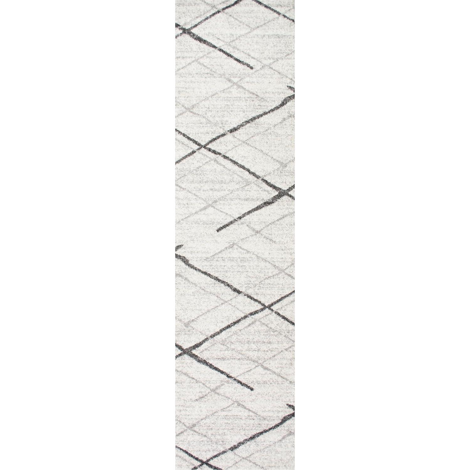 nuLOOM Thigpen Contemporary Area Rug, Grey, 2' 6" x 14'