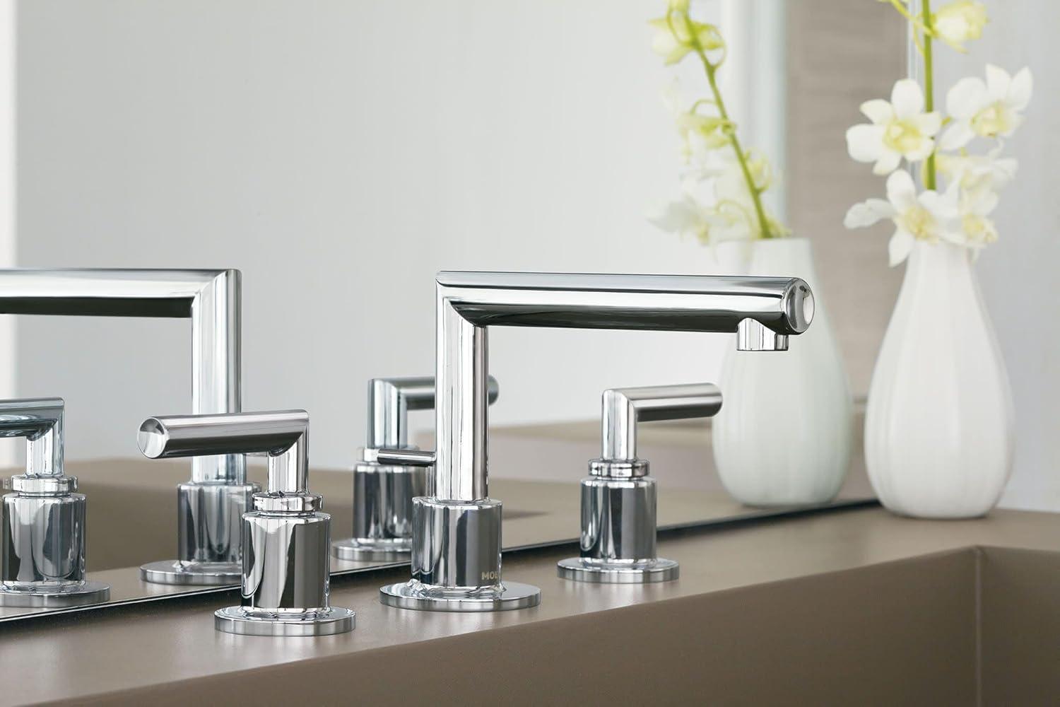 Moen Arris Widespread Bathroom Faucet with Drain Assembly TS43002