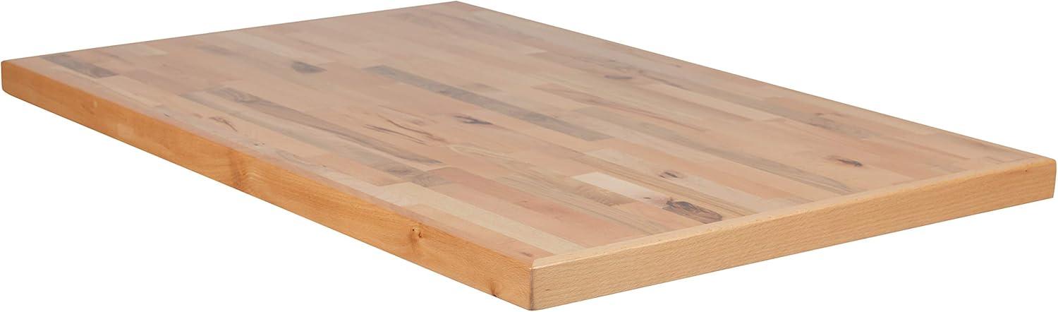 Mayfair Rectangle Butcher Block Style Table Top - Restaurant Table Top