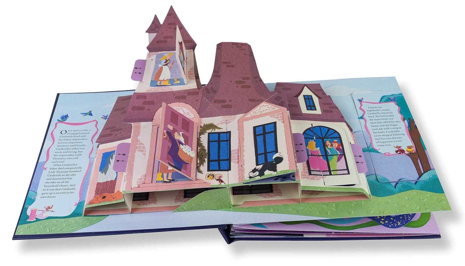 Disney: Cinderella Pop-Up Book - (Disney Princess) by Matthew Reinhart (Hardcover)