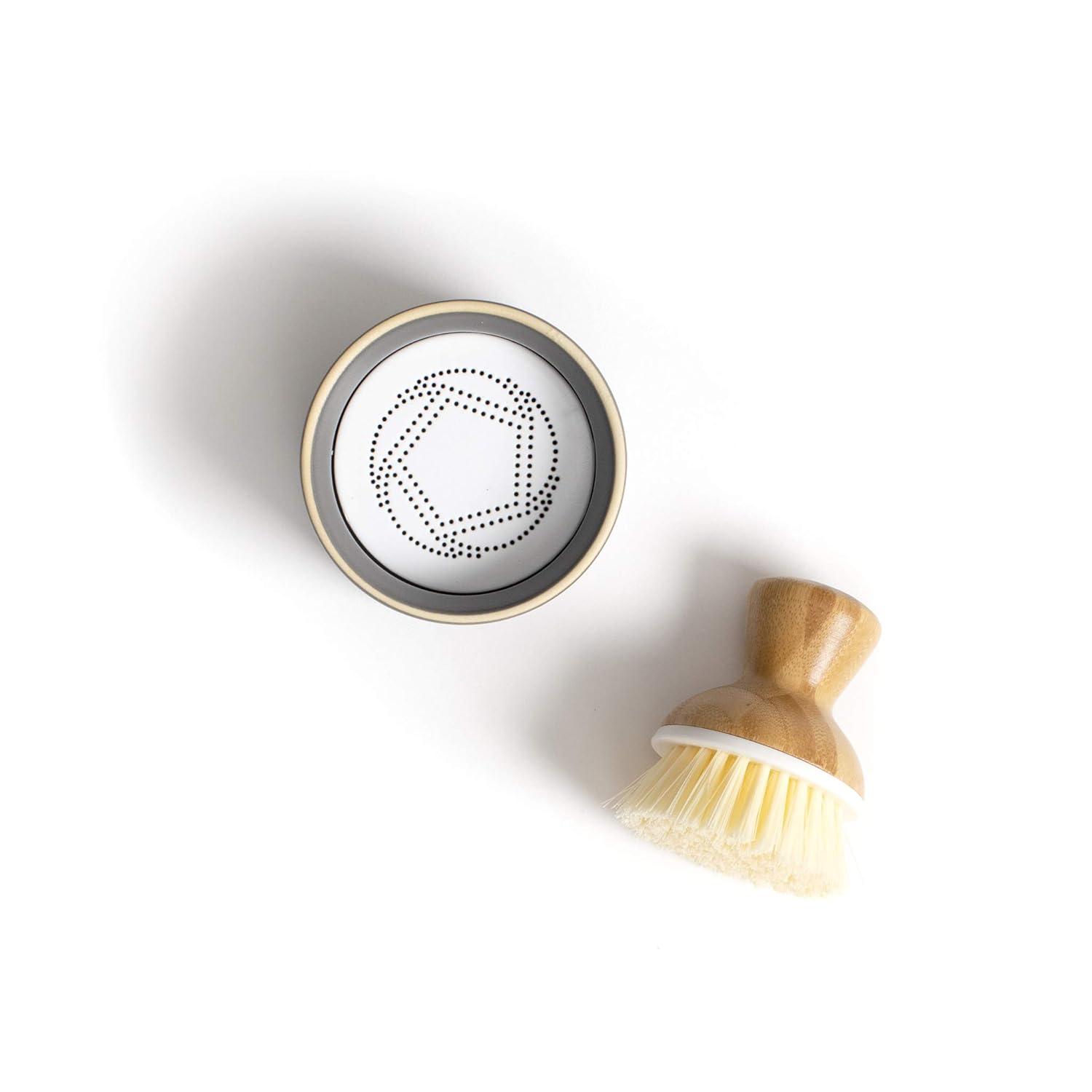 Full Circle Home Tiny Team Mini Brush and Dustpan Set Grey - 4 ct