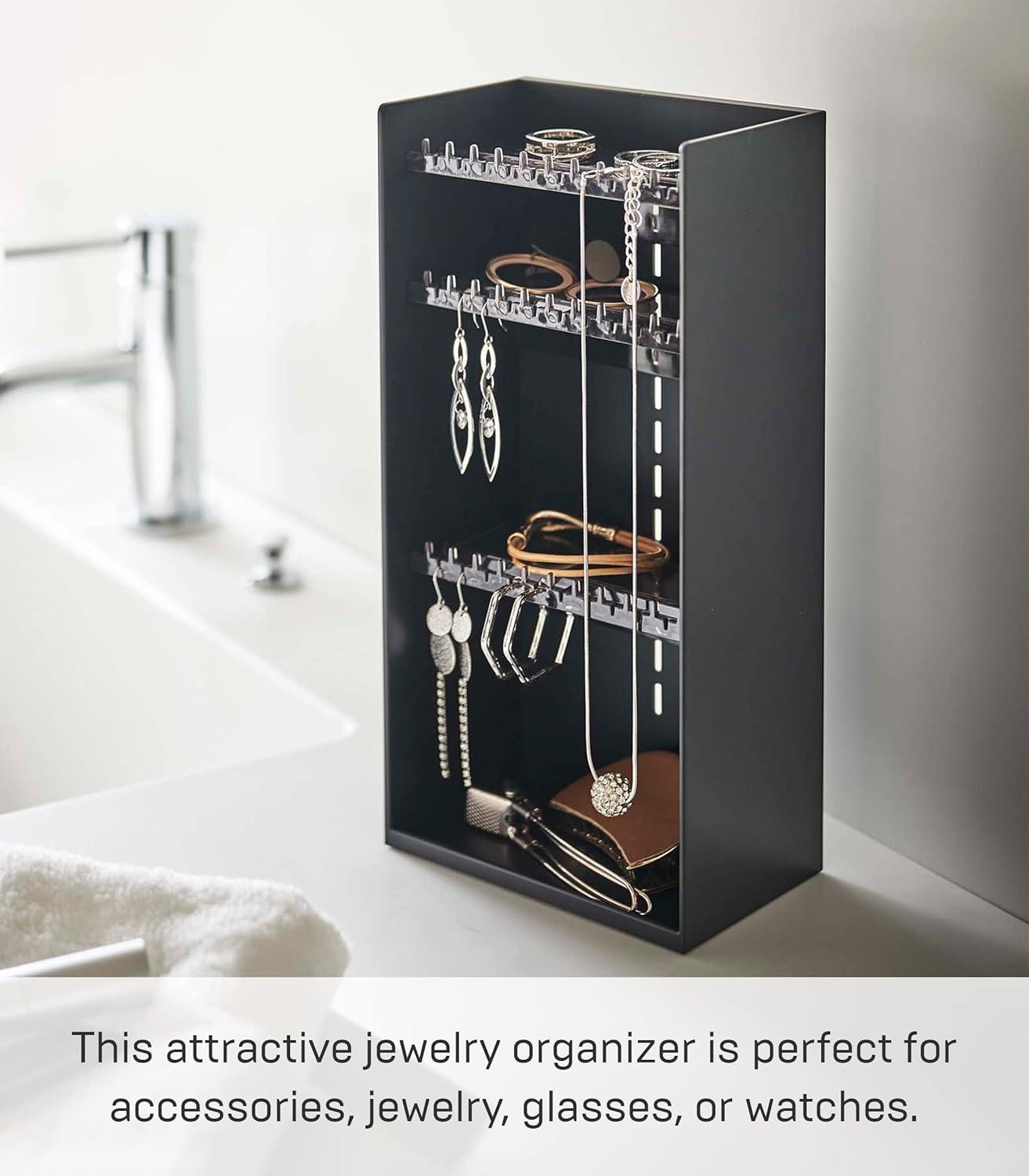 Yamazaki Home Tower Makeup Jewelry Stand