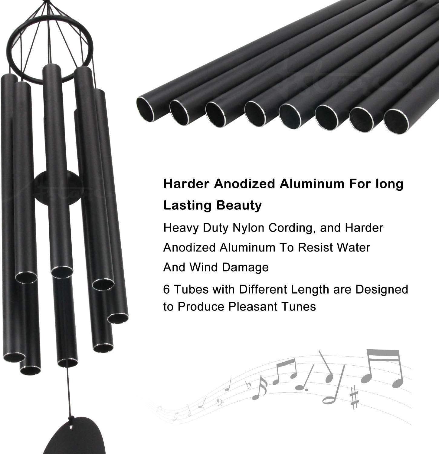 Large Church Outdoor Metal Wind Chimes with 38in Tubes for Serene Garden Ambiance and Soothing Melodies