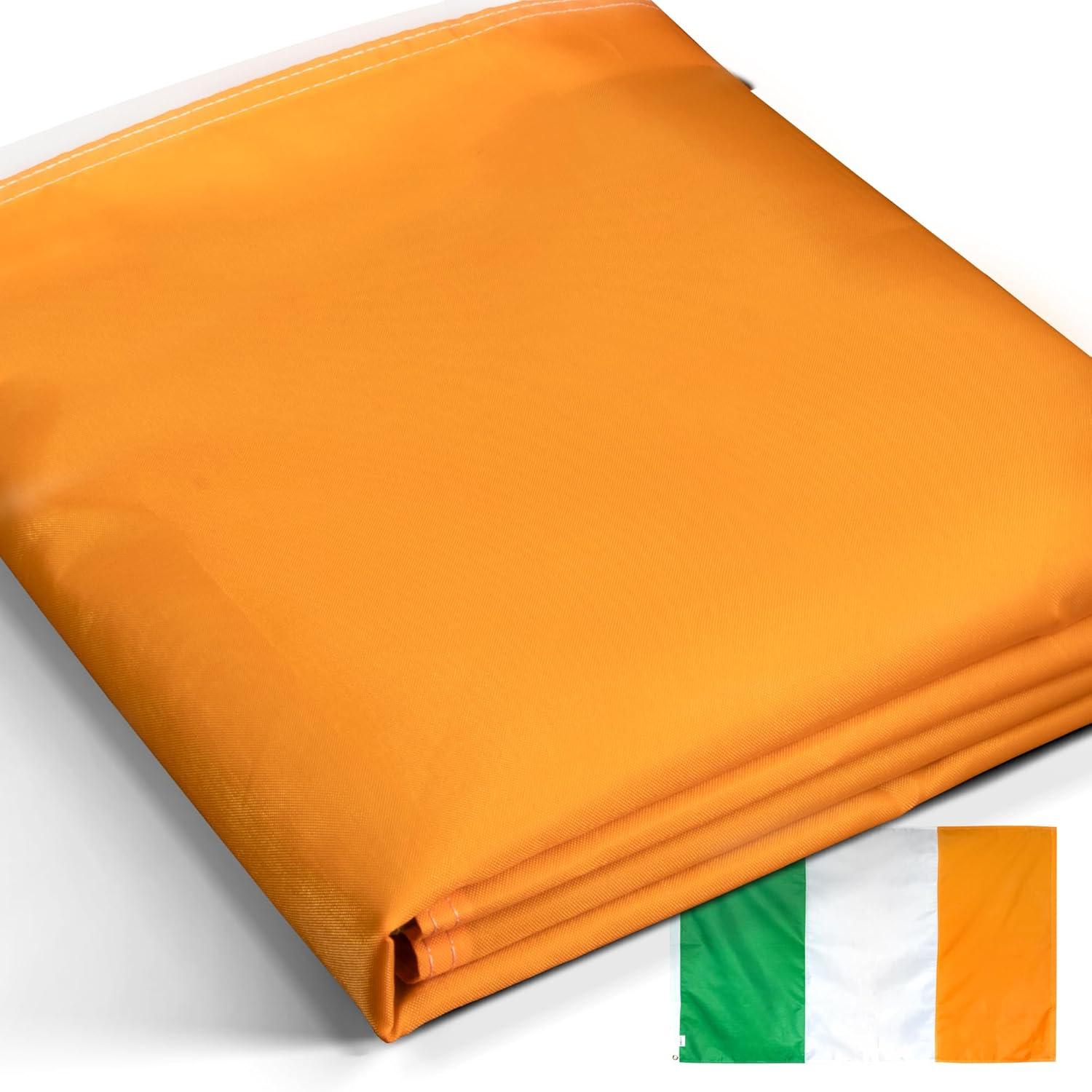 Anley EverStrong Series Ireland Flag 3x5 Foot - Nylon Embroidery IE Irish Banner Flags