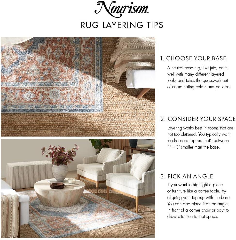 Nourison Positano Solid Indoor Outdoor Rug