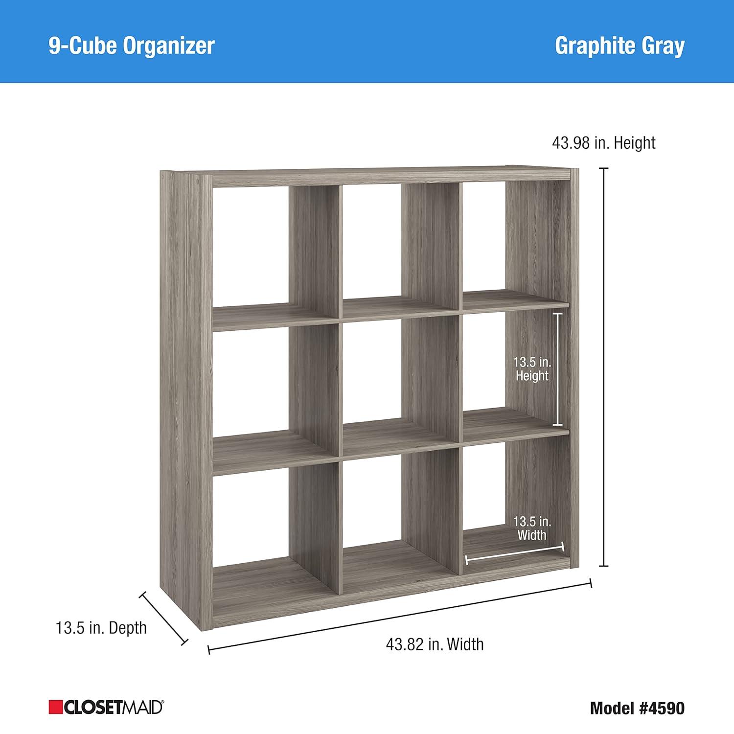 43.98" H x 43.82" W Decorative Cube Bookcase
