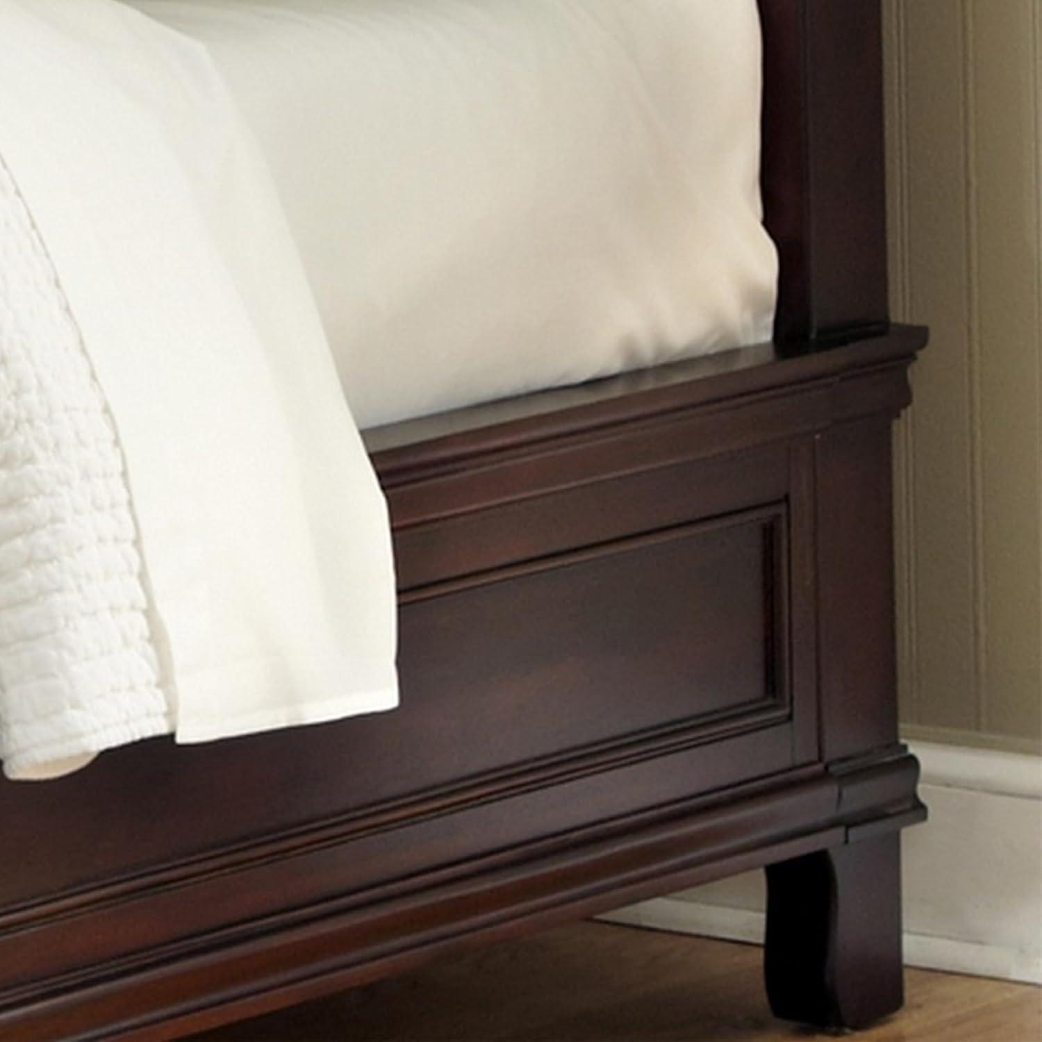 Lafayette Sleigh Headboard Cherry (King) - Home Styles