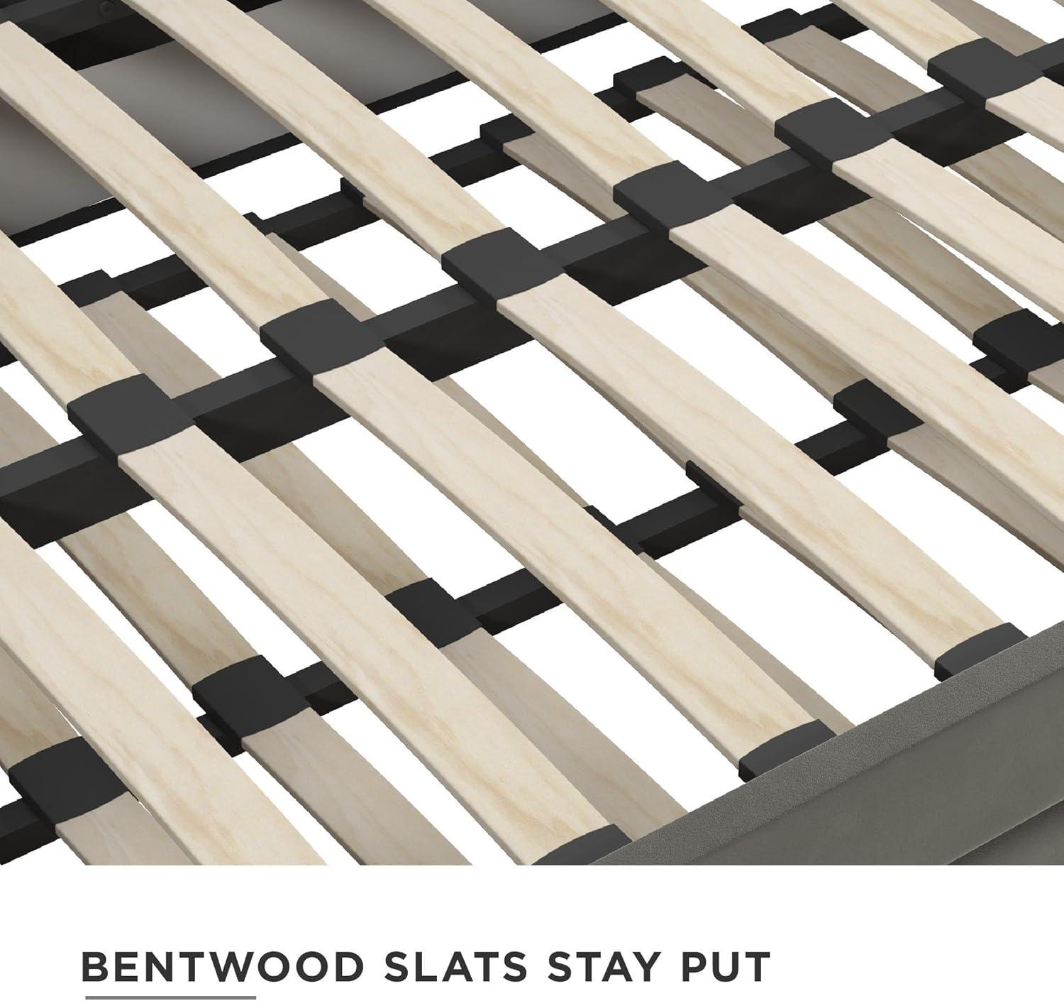 Vintage Upholstered Daybed with Trundle