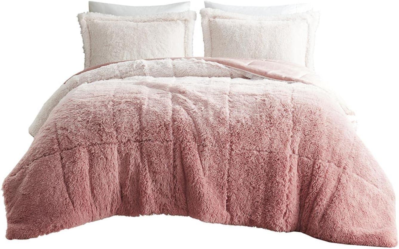 Malea Shaggy Faux Fur Comforter Mini Set