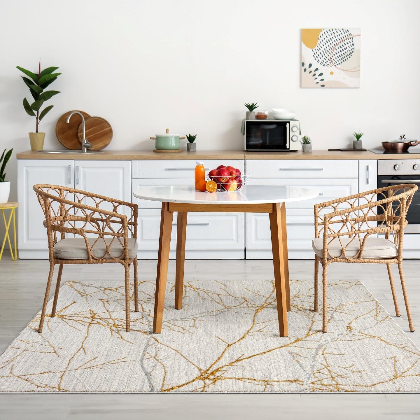 Modern Abstract Nature Area Rug