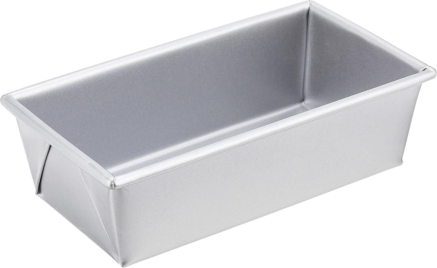 Heavy-Duty Aluminum 1-Pound Loaf Pan for Commercial Use