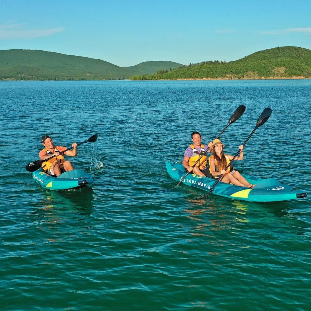 Aqua Marina Steam 13.6" Versatile Whitewater 2 Person Inflatable Kayaks