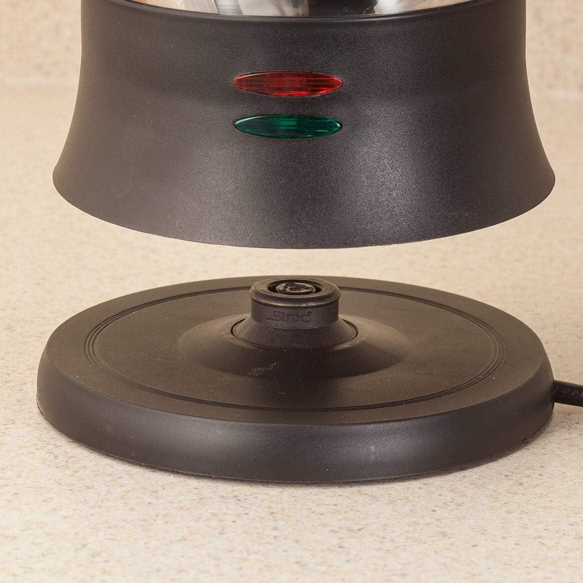 Home Marketplace 12-Cup Electric Coffee Percolator - Stainless Steel Coffee Maker for Strong, Flavorful Brew | No Paper Filters Needed, Easy Serve, Nostalgic Design - by Fox Valley Traders