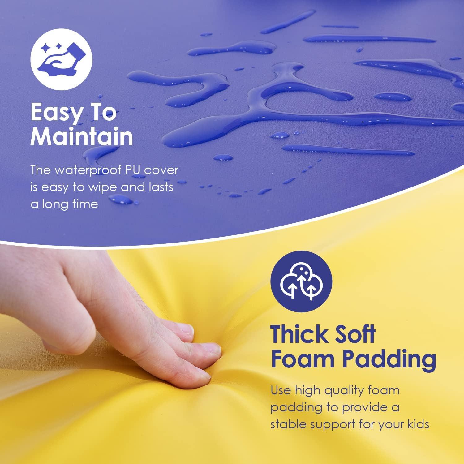 FDW Climbing Toys Soft Play Climbing 5-Piece for Toddlers and Kids, CM