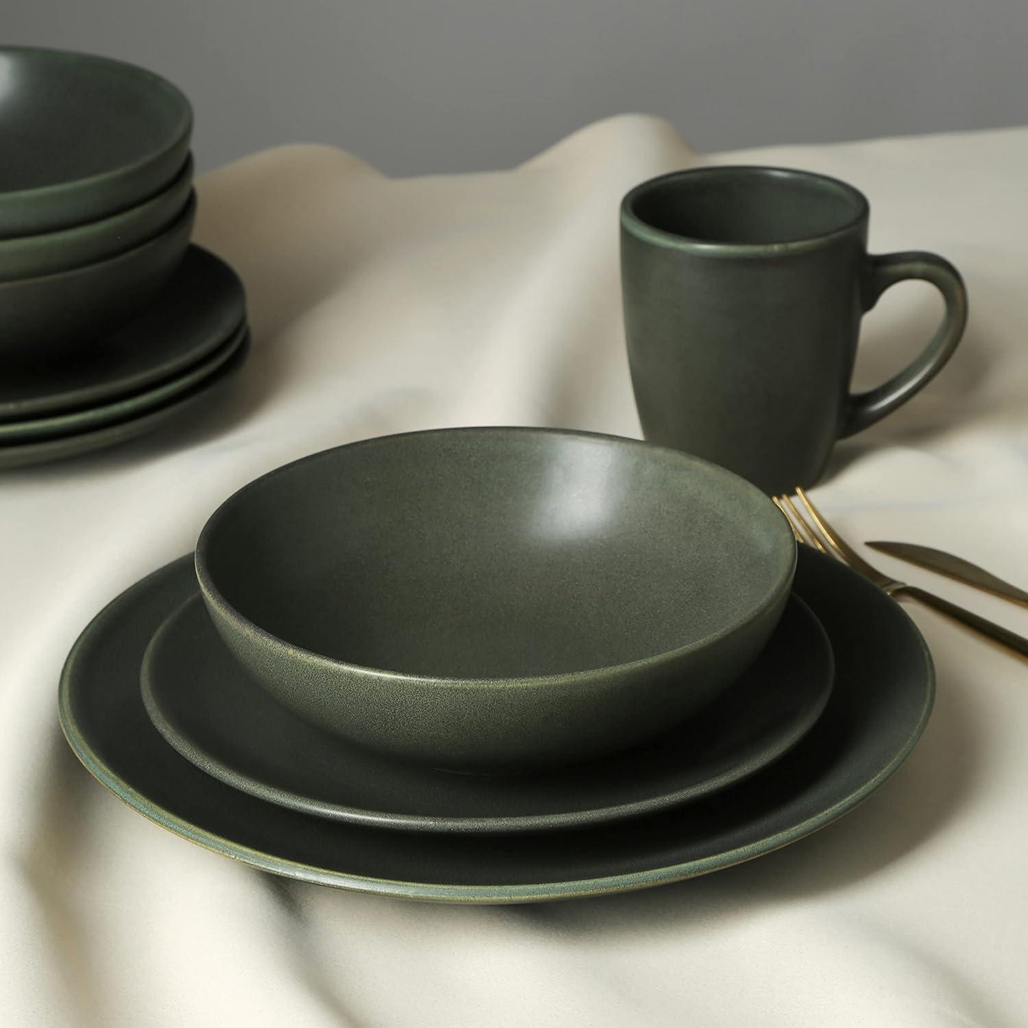 Stone Lain Grao 32-Piece Dinnerware Set Stoneware