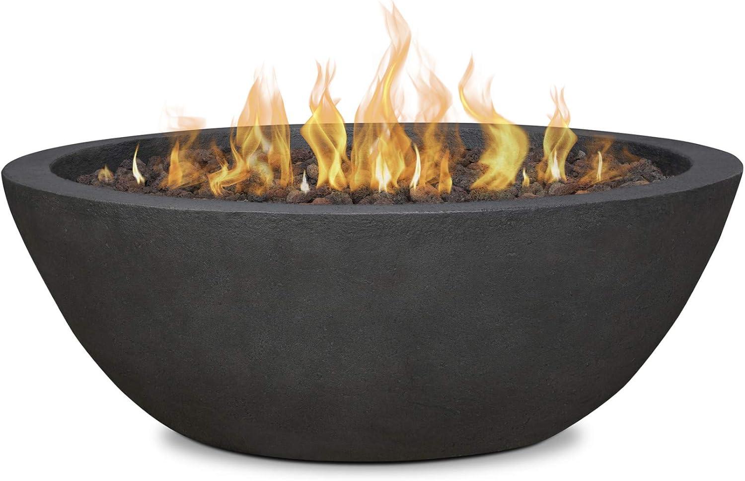 Fernanda Fire Bowl - Shale / Round