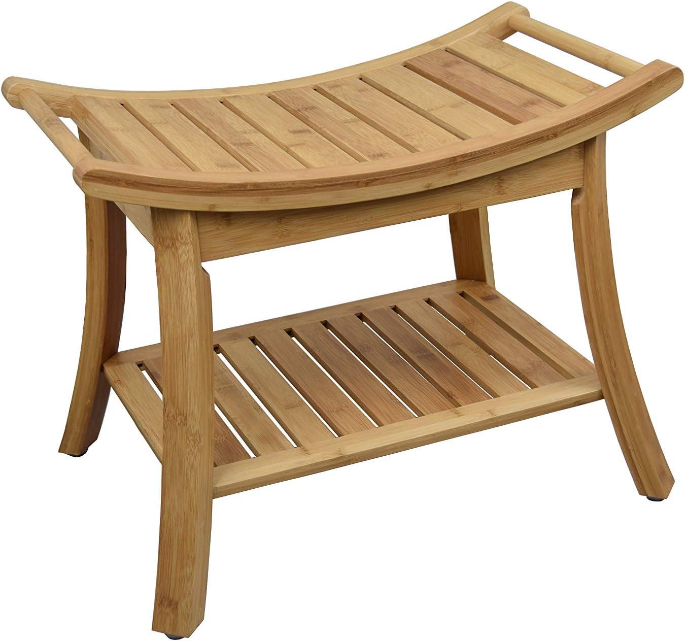 24'' W Bamboo Shower Bench