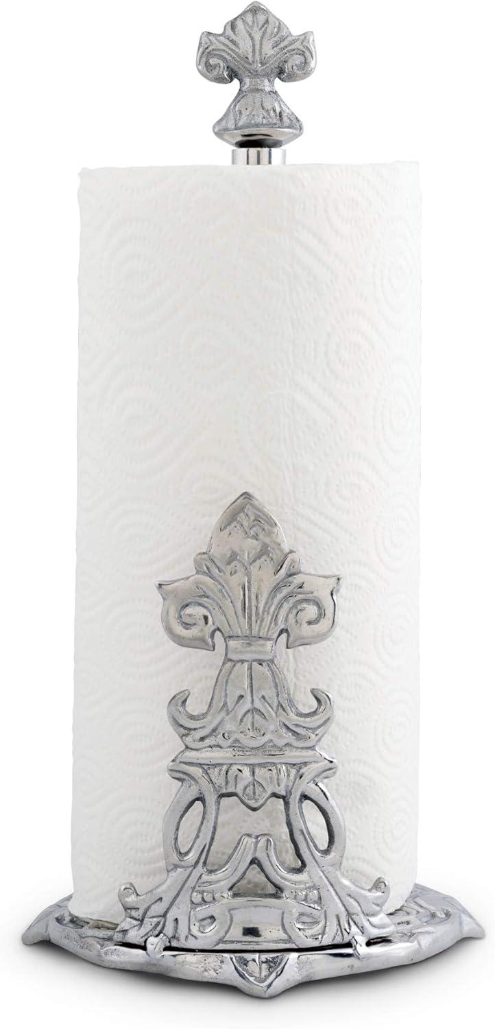 Arthur Court Designs Fleur De Lis Metal Paper Towel Holder