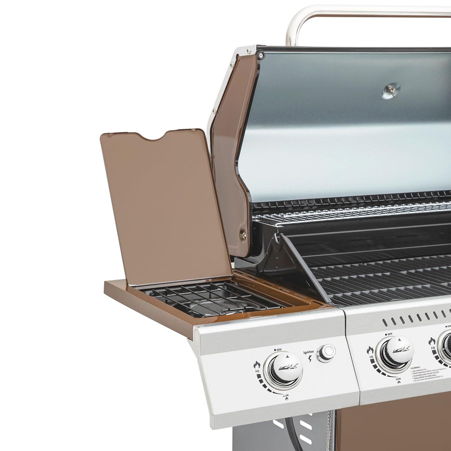 Royal Gourmet 6 - Burner Freestanding Liquid Propane 74000 BTU Gas Grill with Cabinet