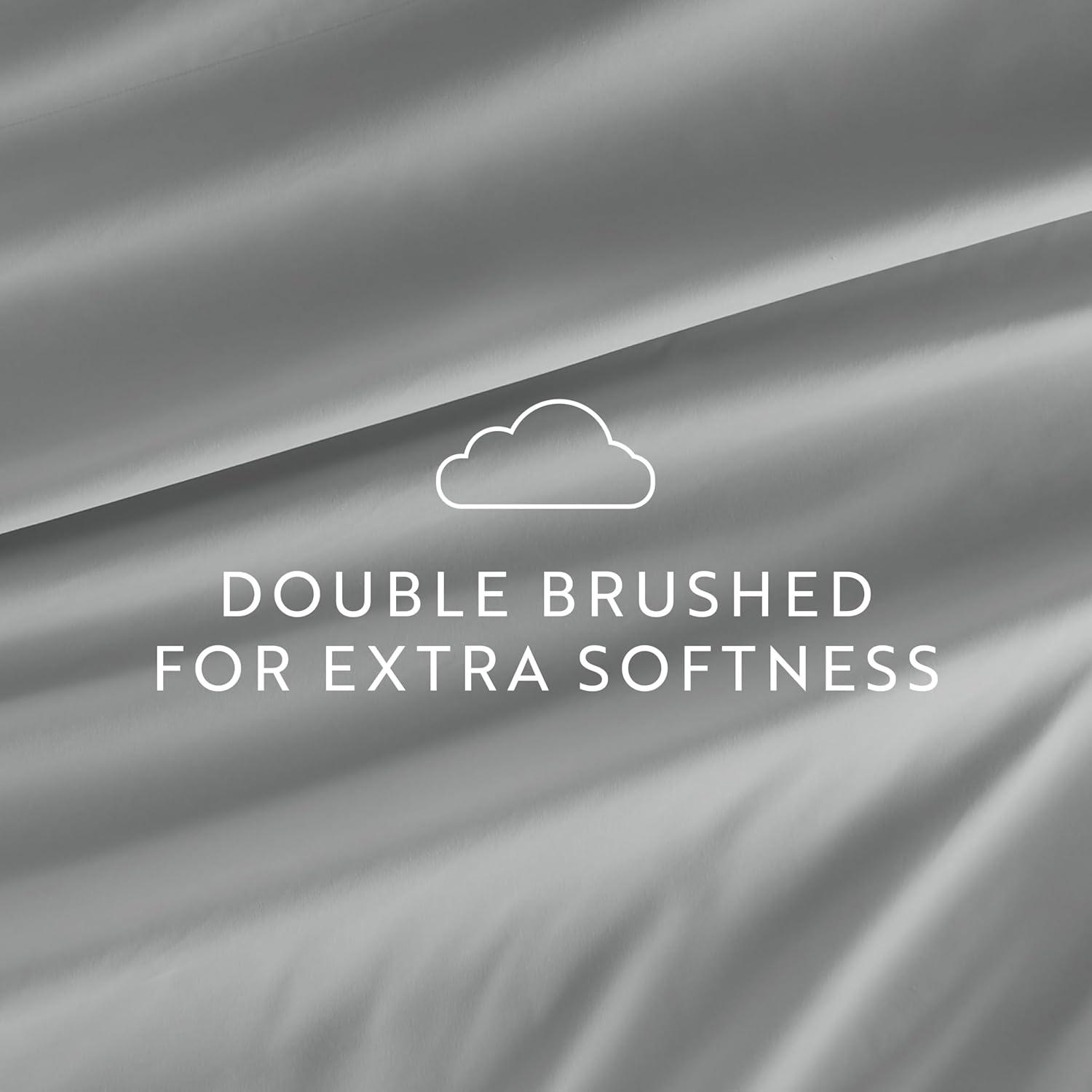Simply Soft 6-Piece Wrinkle Free Microfiber Sheet Set with 16" Deep Pockets!