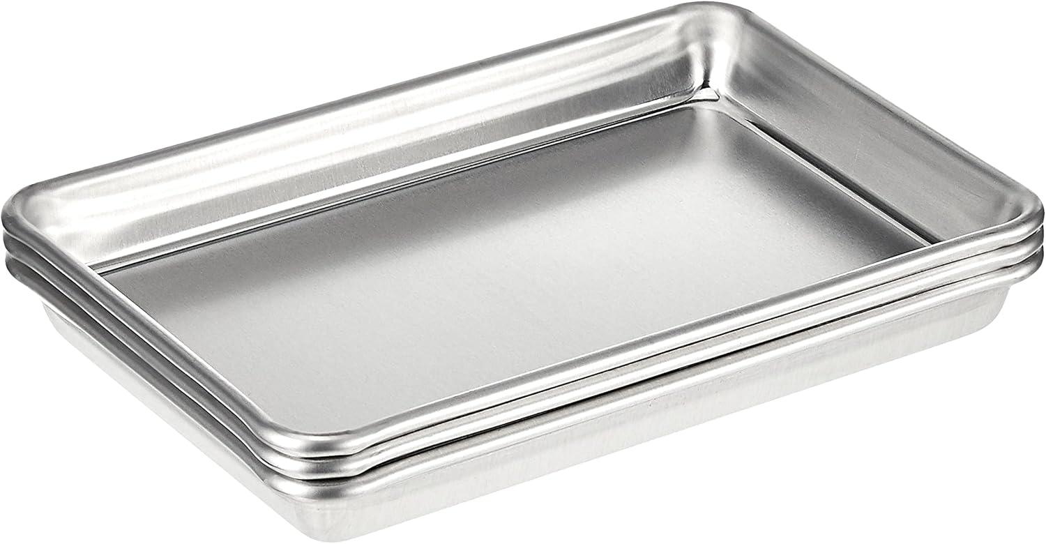 Artisan 3-Piece Professional Toaster Oven Aluminum Baking Pan