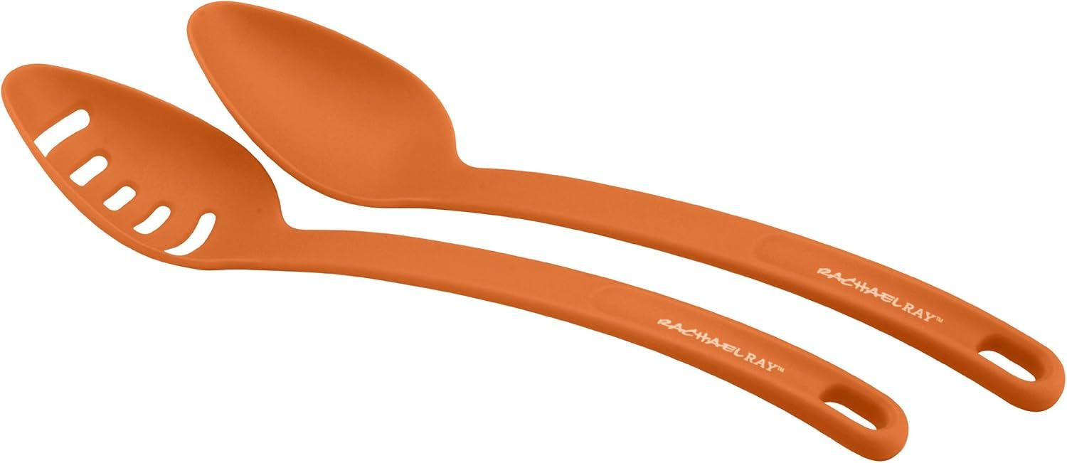 Rachael Ray Kitchen Utensils and Cooking Tools Set, 6-Piece, Orange