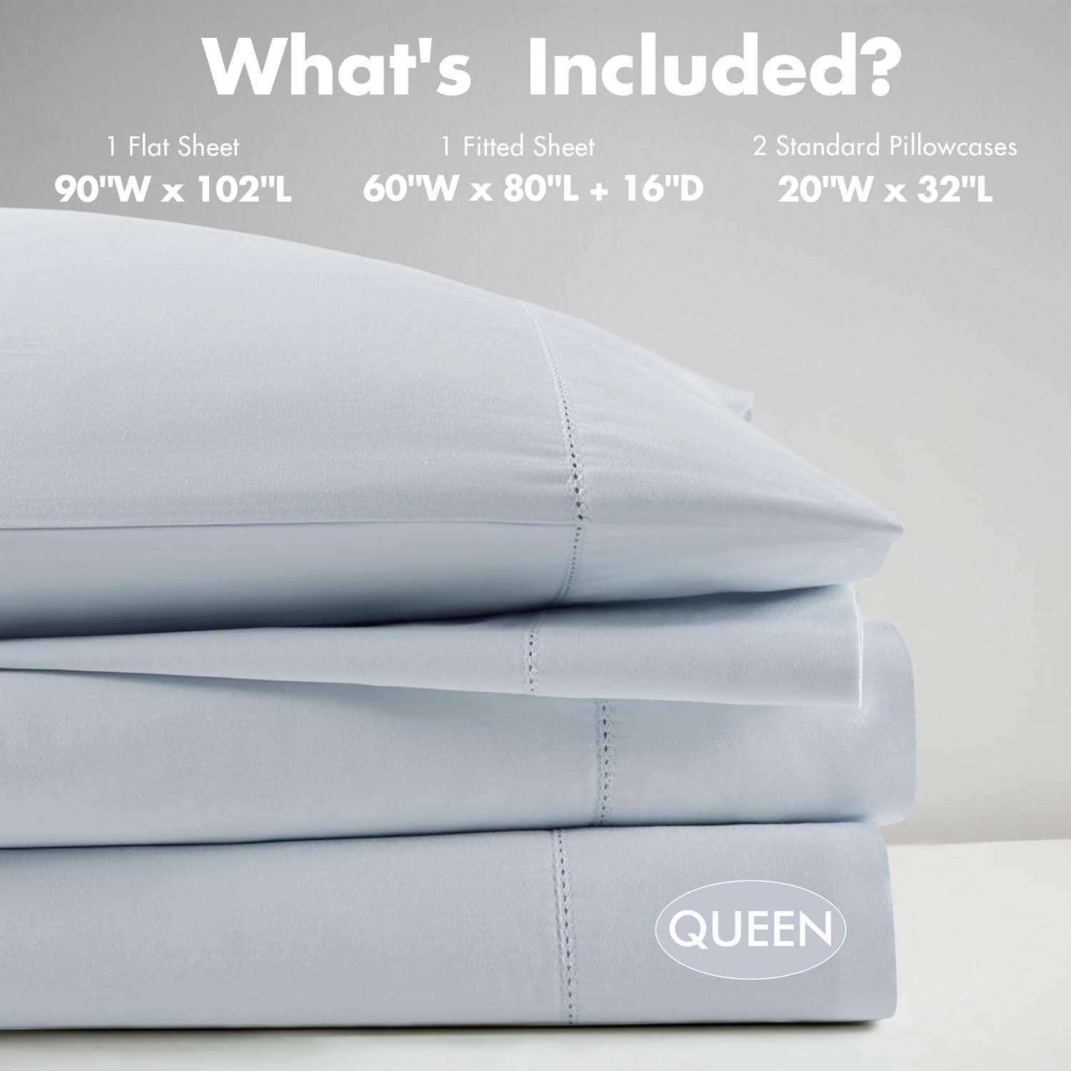 500 Thread Count Egyptian-Quality Cotton Deep Pocket Sheet Set