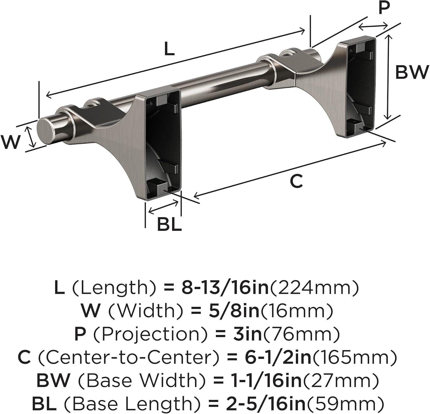 Amerock Davenport Wall Mounted Pivoting Double Post Toilet Paper Holder