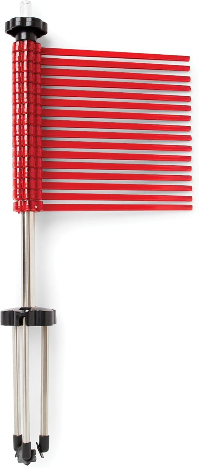 Red Collapsible Pasta Drying Rack with Rotating Arms