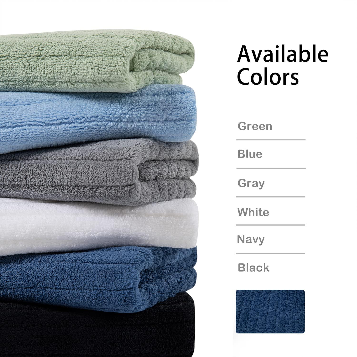 Madison Park Signature 800GSM Ultra-Soft 100% Cotton Absorbent Towel Set