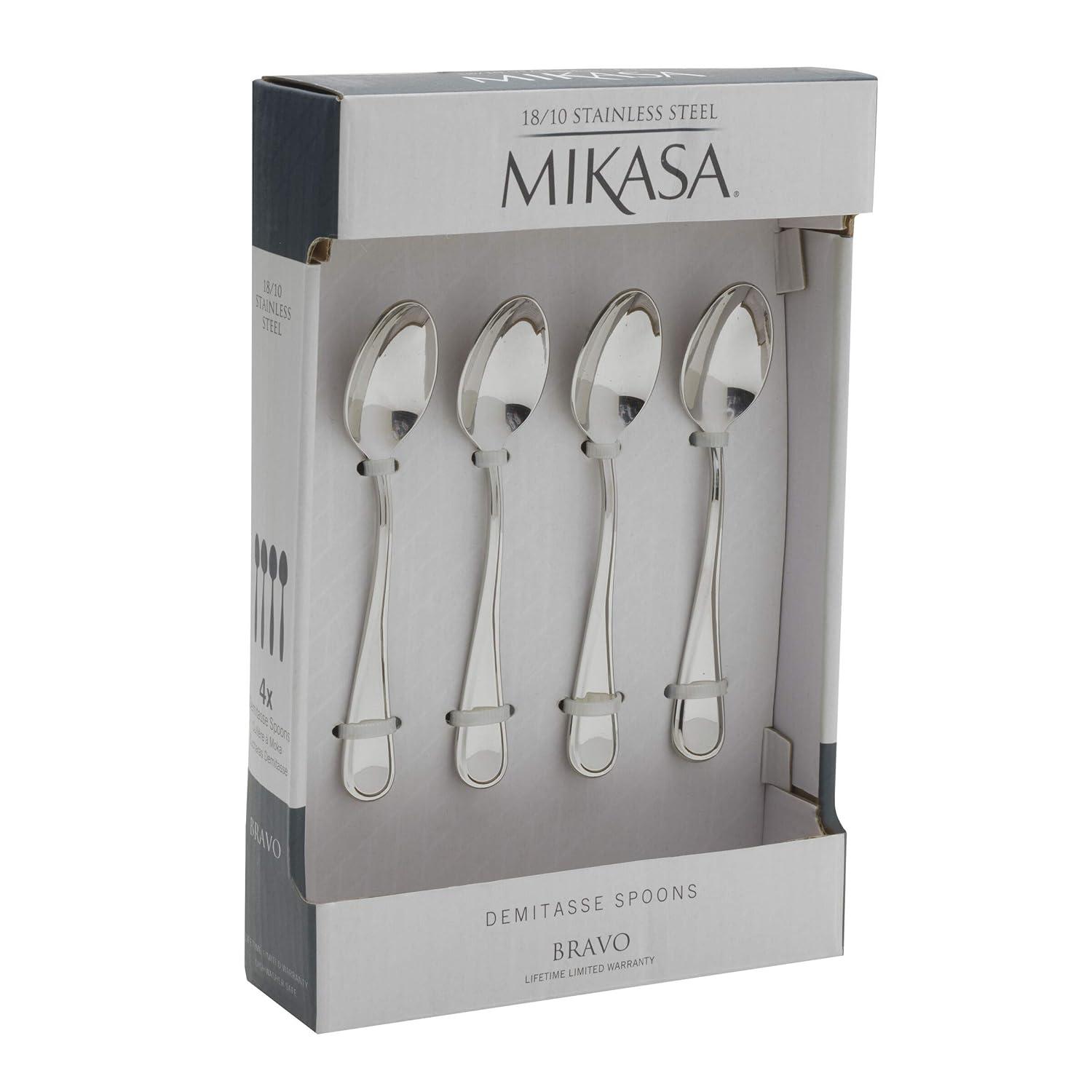 Mikasa Mikasa Bravo 18/10 Stainless Steel Coffee Spoons (Set of 4)
