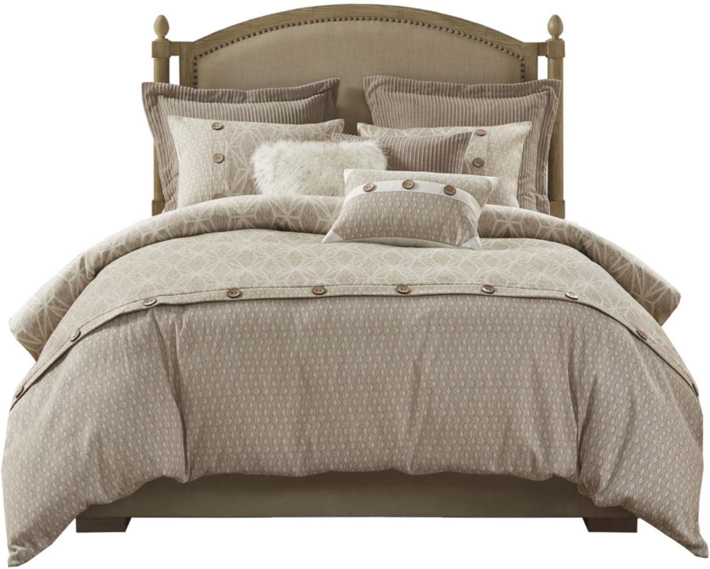 Madison Park Signature Grace Geometric Oversized Jacquard Comforter Set