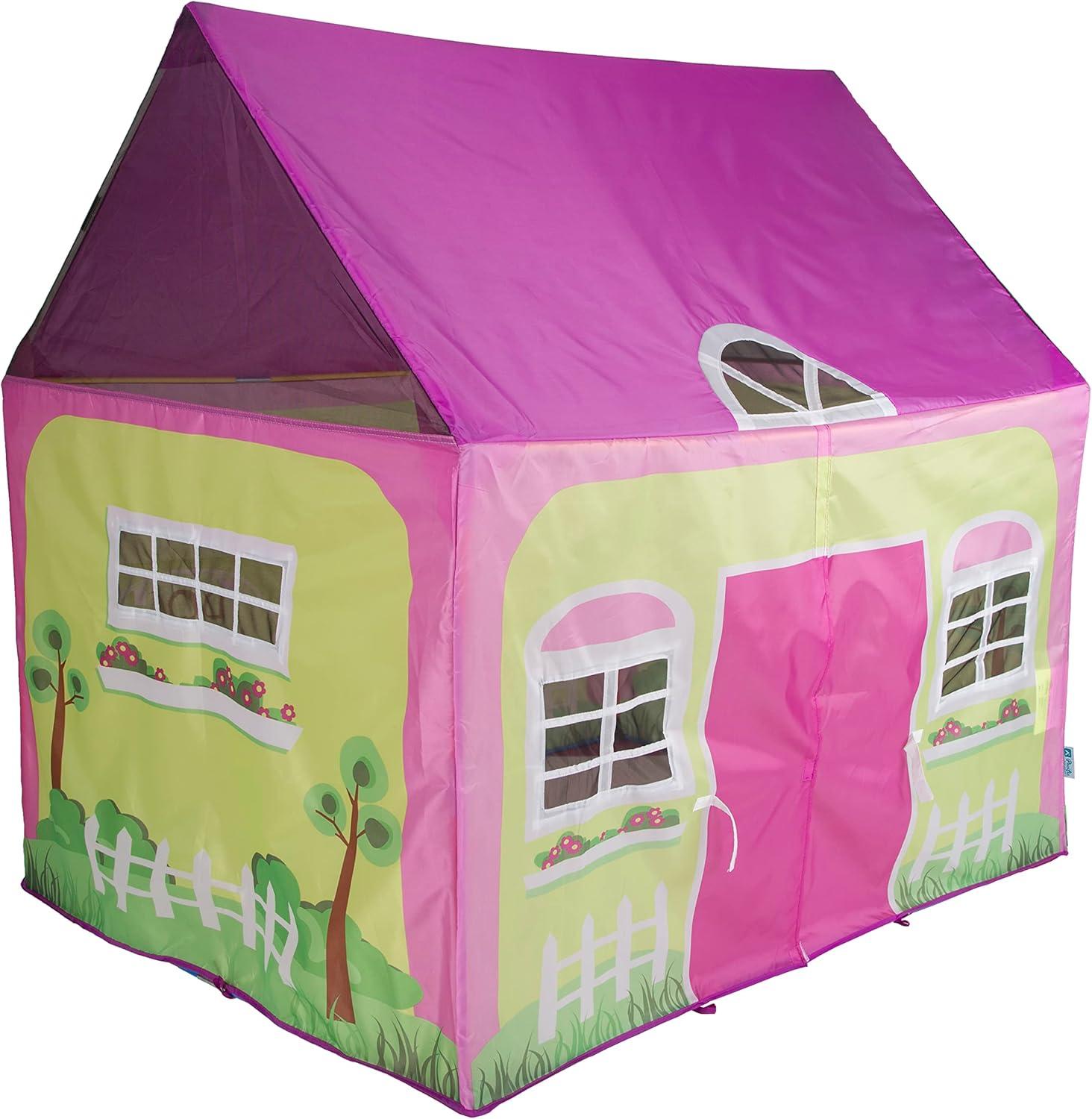 Lil' Cottage House Play Tent with Garden Graphics