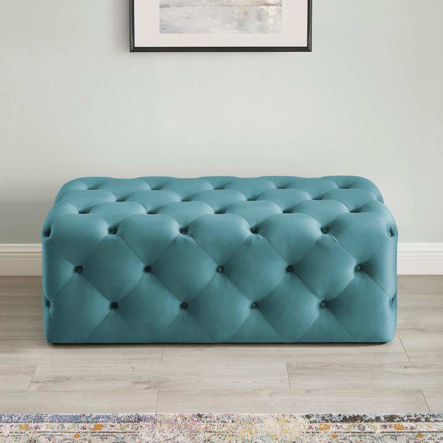 Carson Carrington Ullervad 48-inch Button Tufted Entryway Velvet Bench by Modway