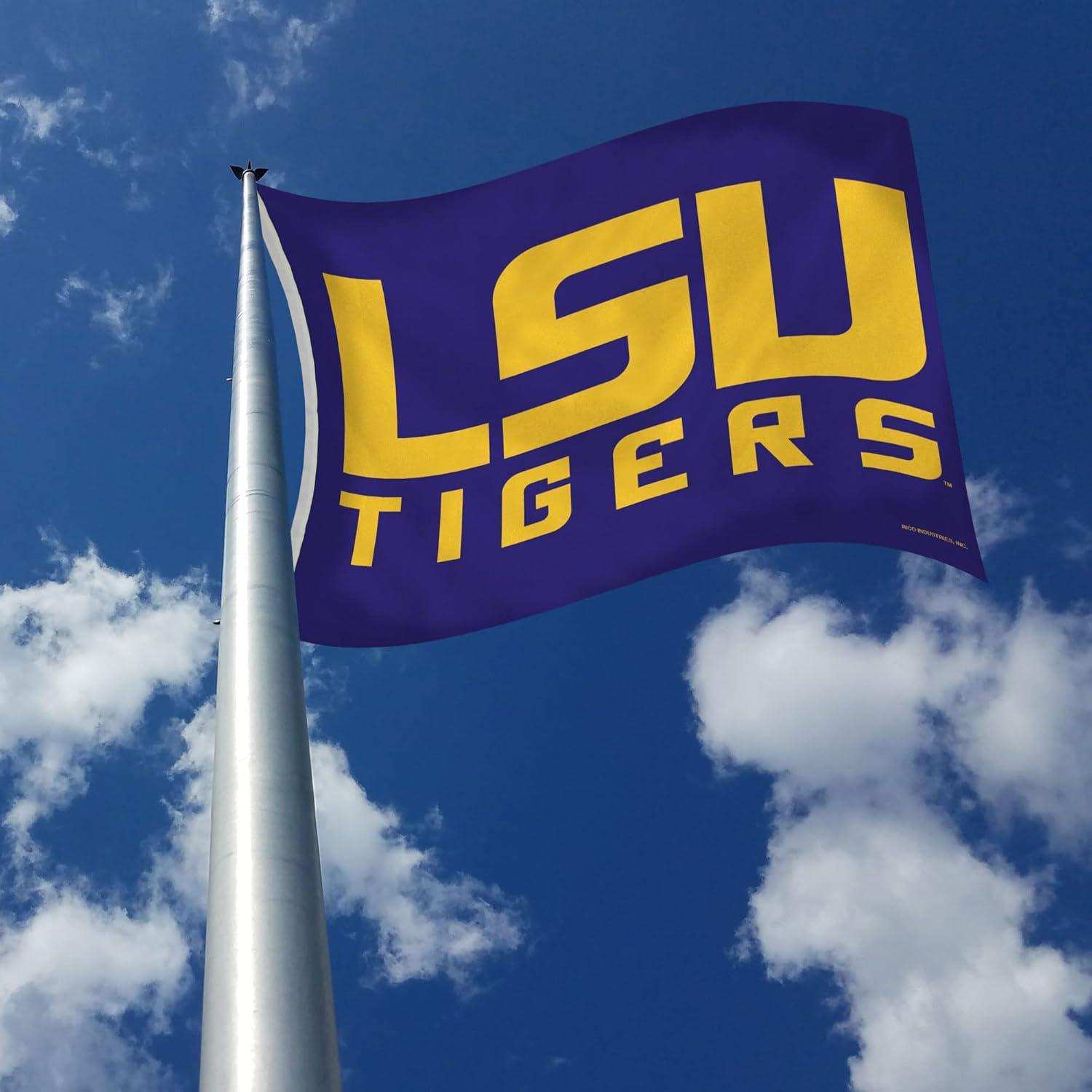 LSU Tigers 3' x 5' Purple Polyester Banner Flag