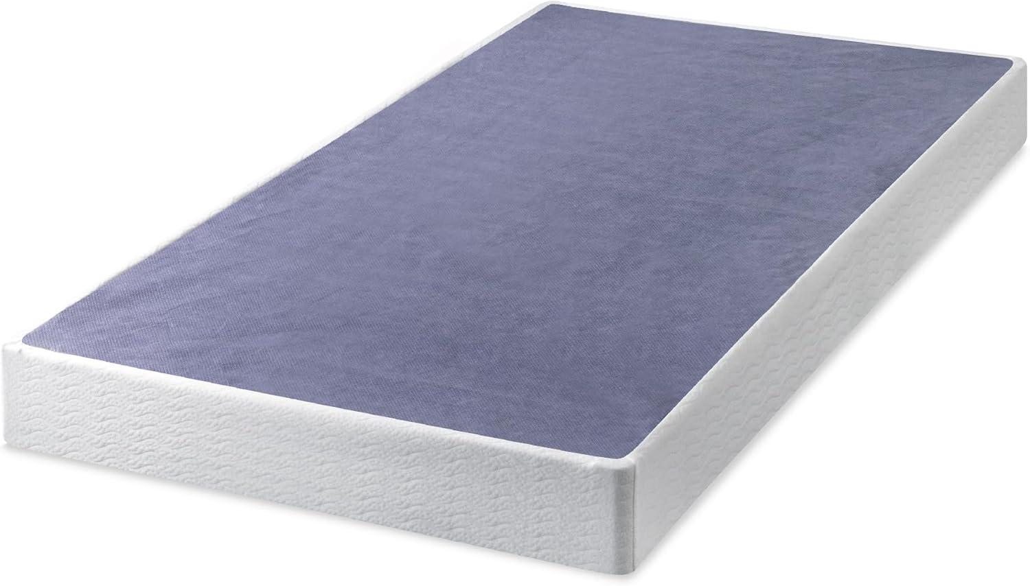 7" Metal Smart BoxSpring Mattress Base with Quick Assembly Purple - Zinus