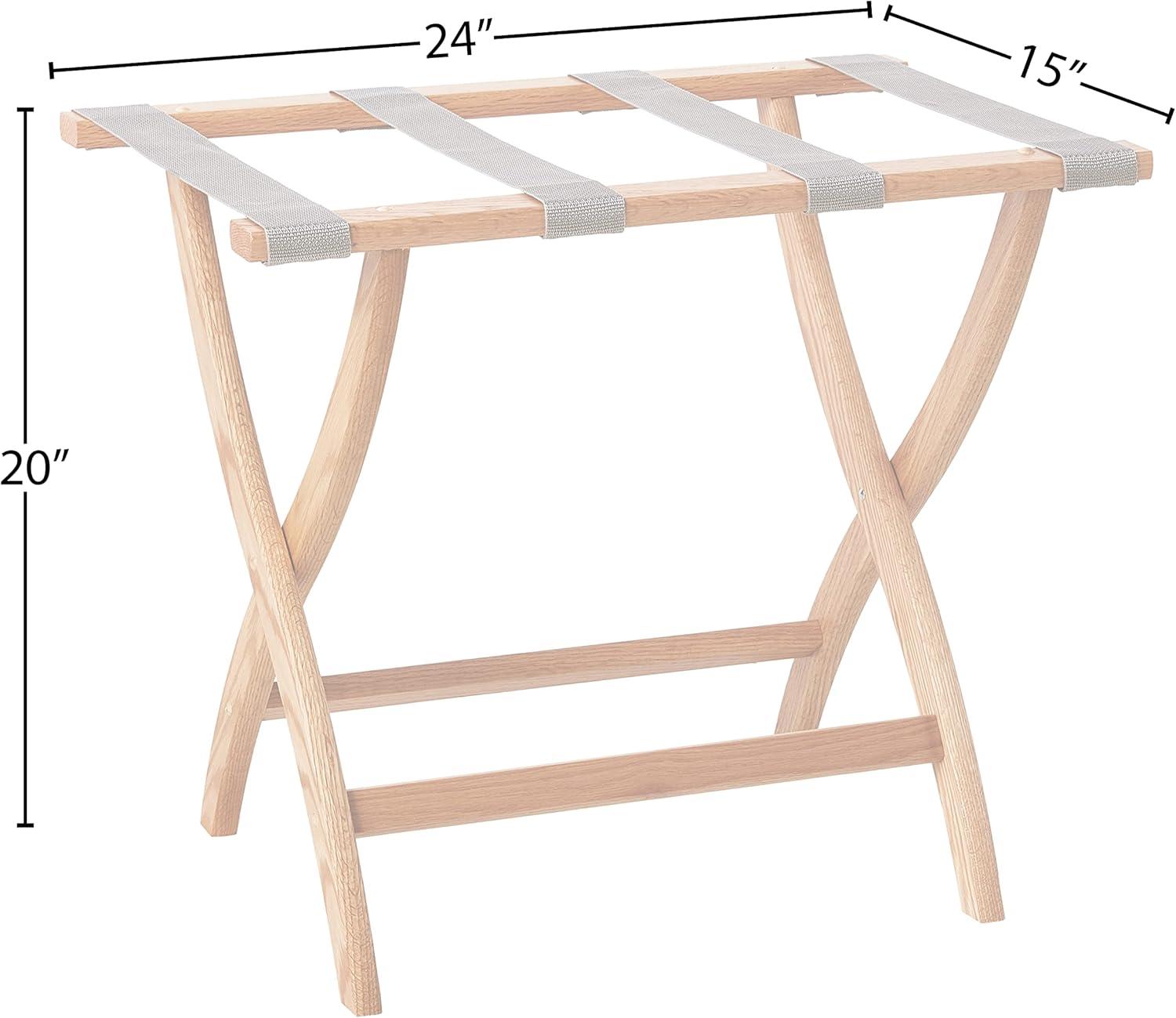 Folding Wood Luggage Rack