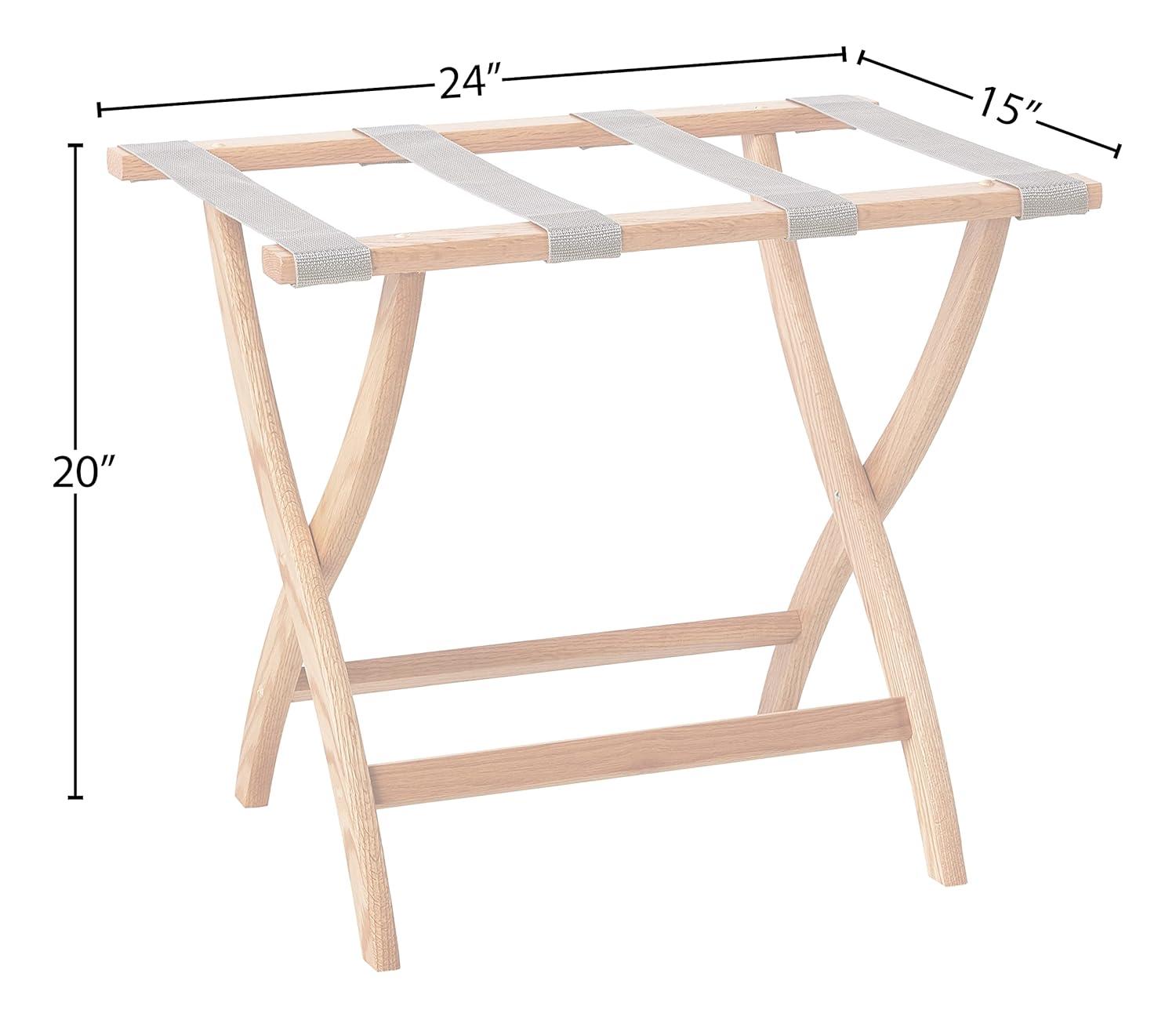 Folding Oak,Wood Luggage Rack