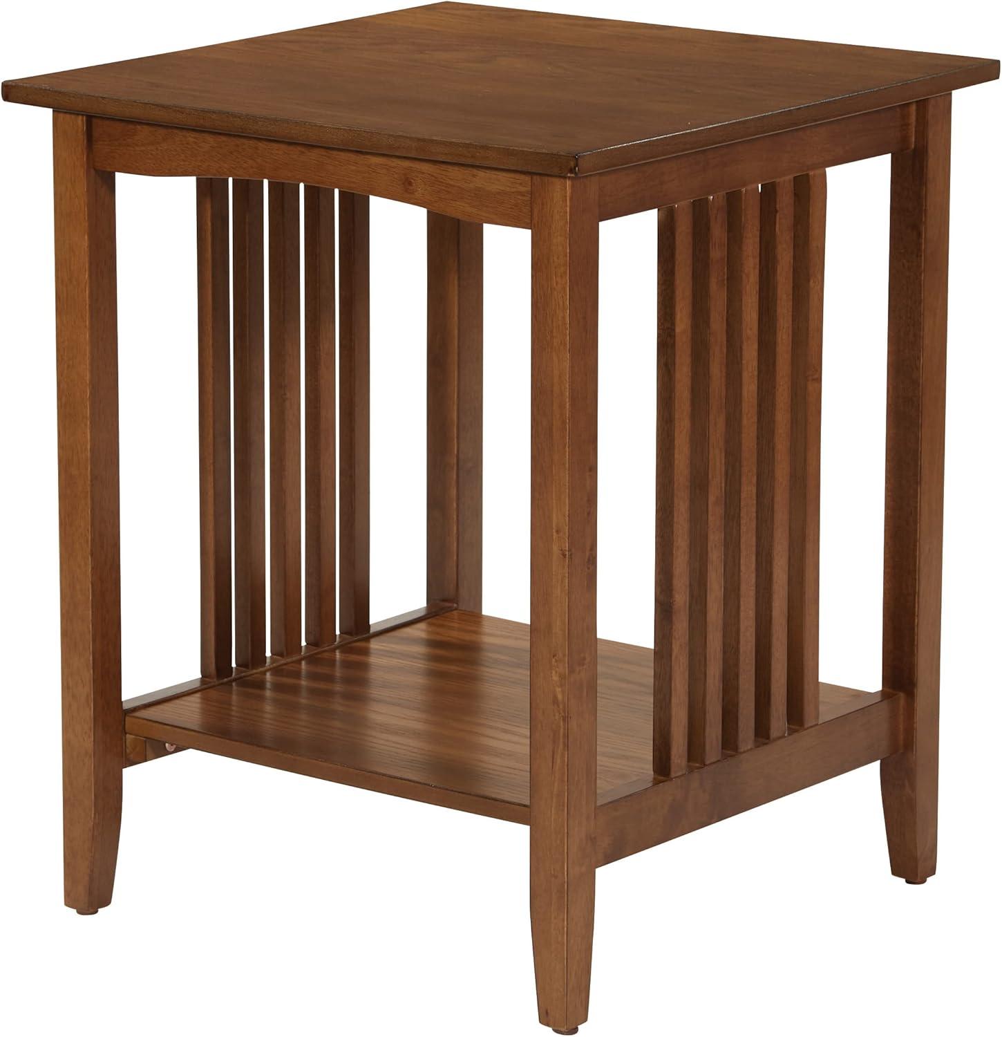 Pemberly Row Side Table in Ash Brown Finish by OSP Home Furnishings