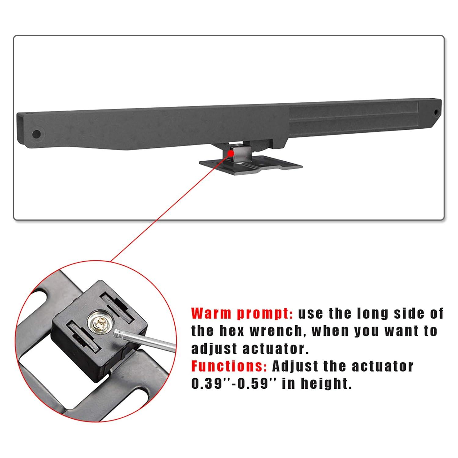 2PCS Soft Close barn Door Hardware kit Barn Door Soft Close Mechanism Spring Buffer Damper Hole-Free Version Fit for Door Weight 60-176 Pounds Adjustable Door Stoppers 2022NEWEST (Use for 20-40)