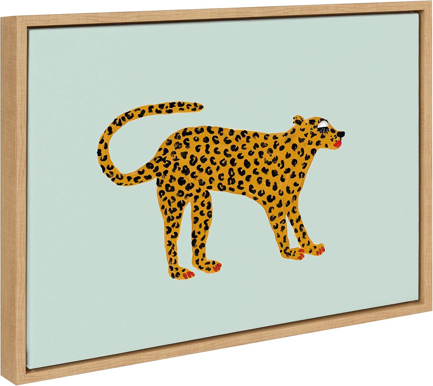 Kate and Laurel " Glam Cat V2 " by Kendra Dandy Of Bouffants And Broken Hearts Painting Print