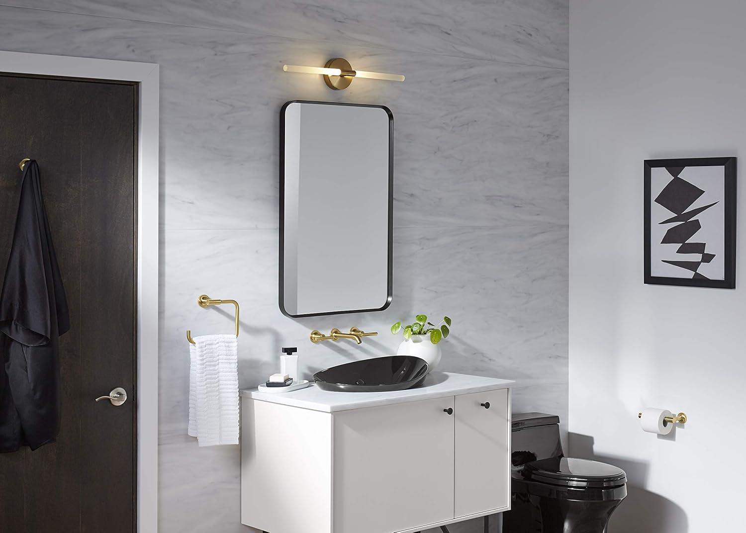 KOHLER Essential Rectangular Wall Mirror, Bathroom / Vanity Mirror with Frame