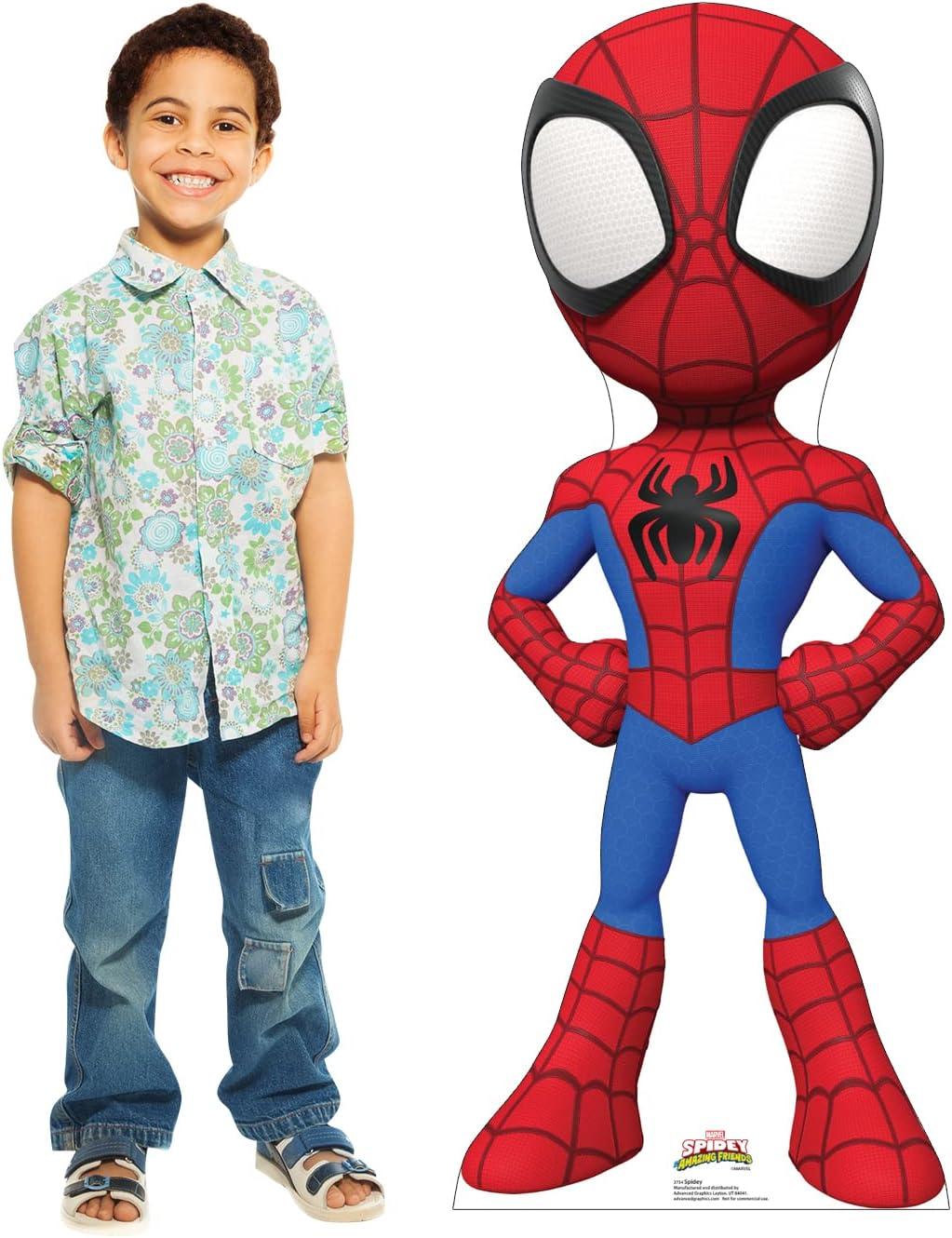 44 x 18 in. Spidey Cardboard Cutout, Spidey & His Amazing Friends