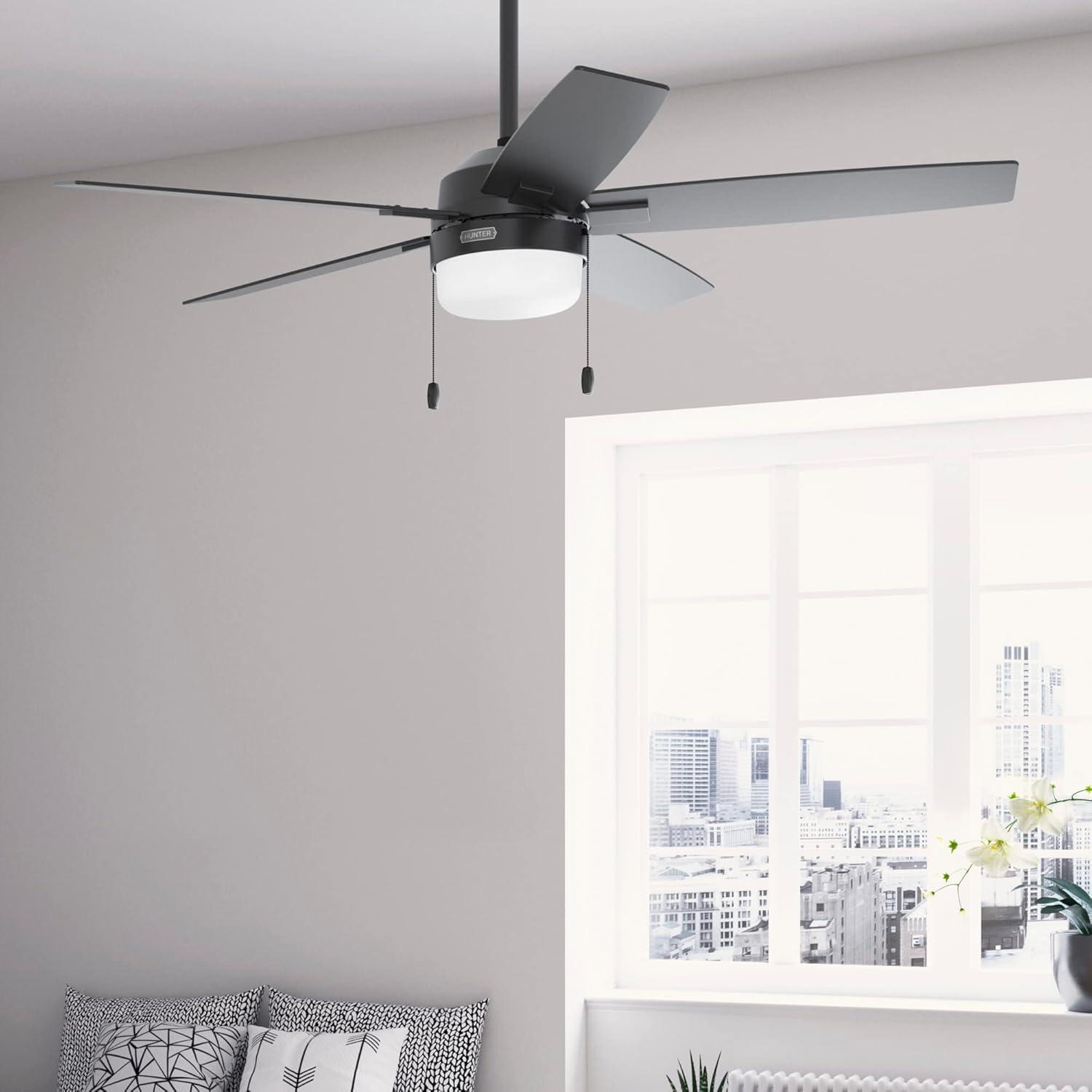 52" Anisten Ceiling Fan with LED Light Kit and Pull Chain - Hunter Fan