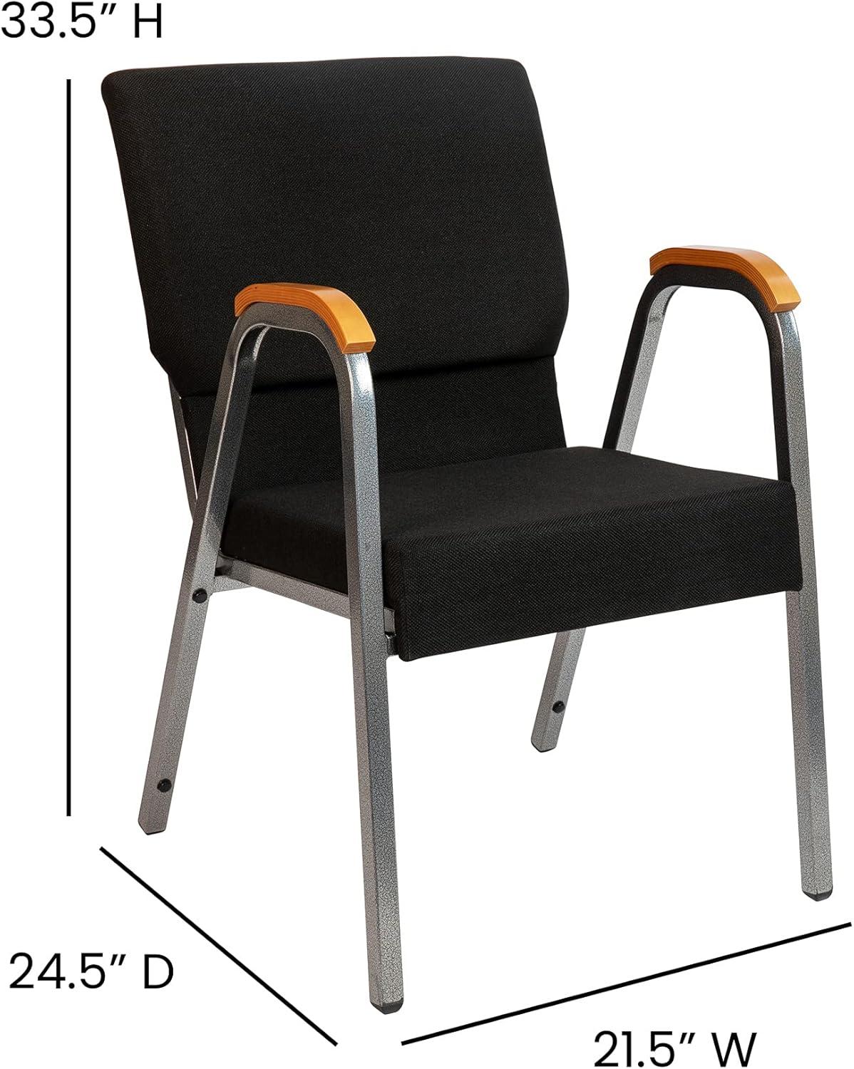 Judea 21" Stackable Church Chair with Arms