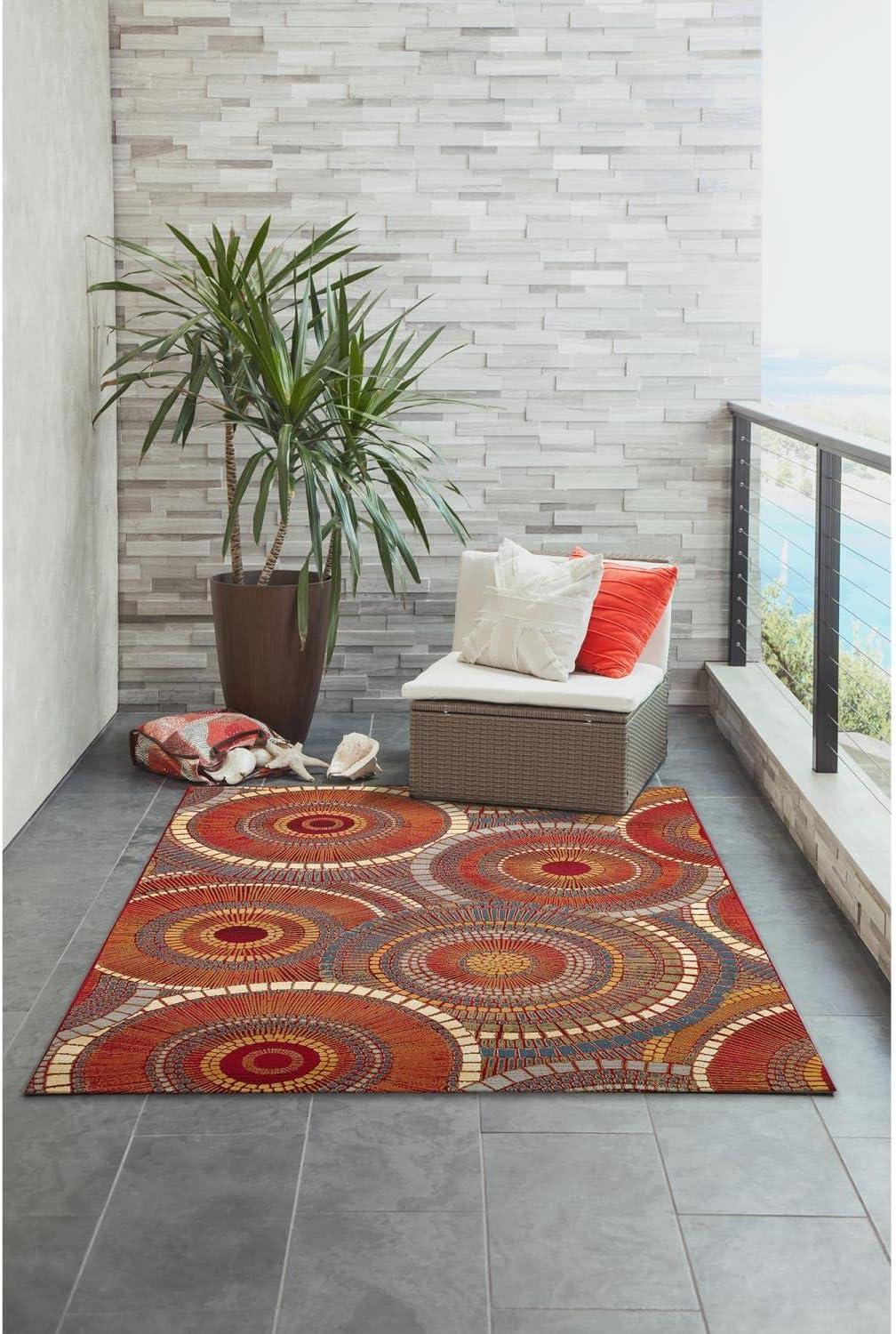 Liora Manne Marina Geometric Indoor/Outdoor Rug..